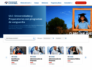 universidadlaconcordia.edu.mx screenshot