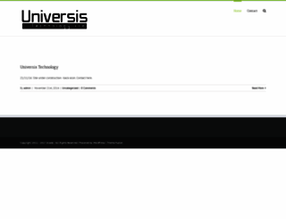 universis.co.uk screenshot