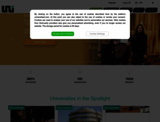 universitaet.com screenshot