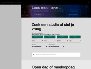 universitairebachelors.nl screenshot