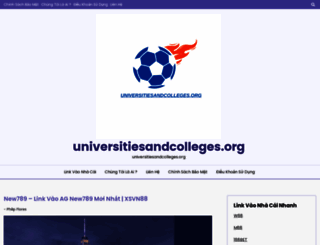 universitiesandcolleges.org screenshot