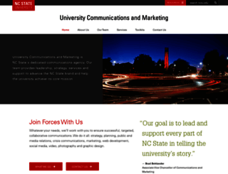 university-communications.ncsu.edu screenshot