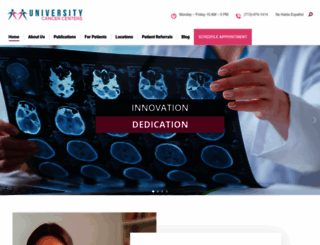 universitycancercenters.com screenshot