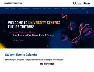 universitycenters.ucsd.edu screenshot