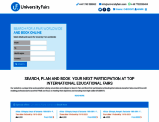 universityfairs.com screenshot