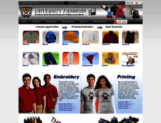 universityfashions.com screenshot
