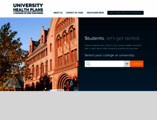 universityhealthplans.com screenshot