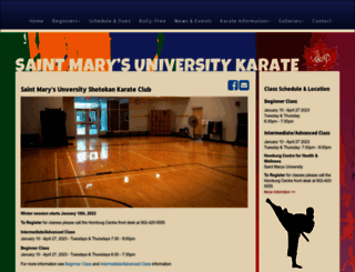 universitykarate.ca screenshot