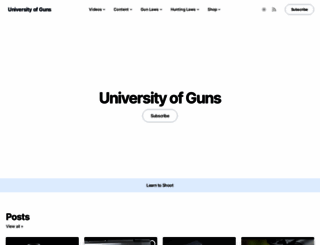 universityofguns.com screenshot