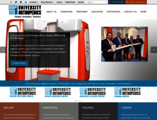 universityorthopedics.com screenshot