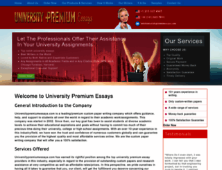 universitypremiumessays.com screenshot