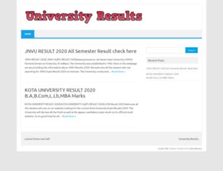 universityresult-nic.in screenshot
