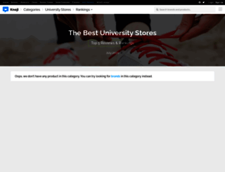 universitystores.knoji.com screenshot