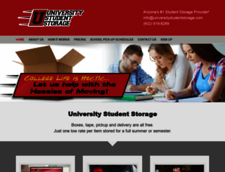 universitystudentstorage.com screenshot