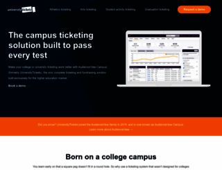 universitytickets.com screenshot
