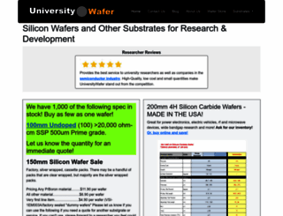 universitywafer.com screenshot