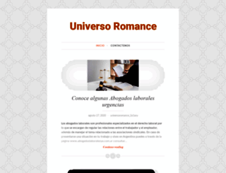 universoromance.com.ar screenshot