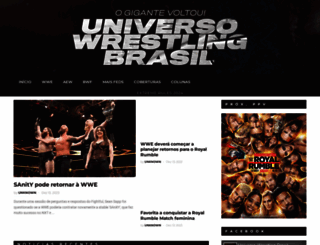 universowrestling.com.br screenshot