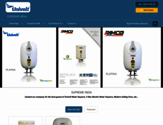 univoltappliances.com screenshot