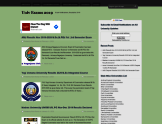 univresultsonline.com screenshot