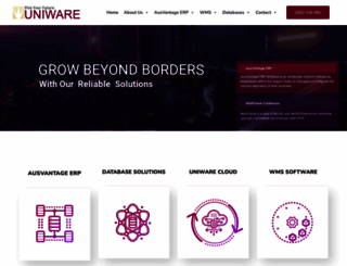 uniware-accounting-software.com.au screenshot