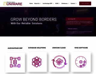 uniware.com.au screenshot