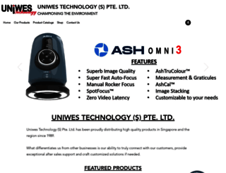 uniwestechnology.com screenshot