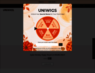 uniwigs.com screenshot