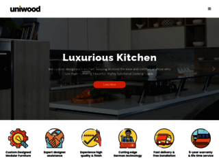 uniwoodproducts.com screenshot
