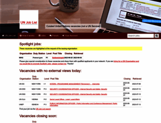 unjoblist.org screenshot