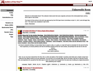 unknowableroom.org screenshot