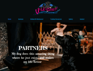 unleasheddogtraining.com screenshot