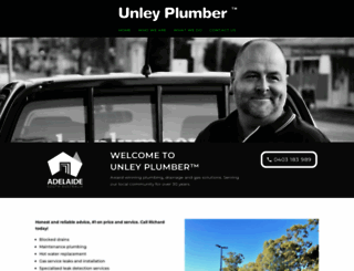 unleyplumber.com.au screenshot