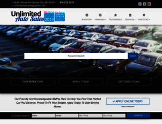 unlimitedautosale.com screenshot