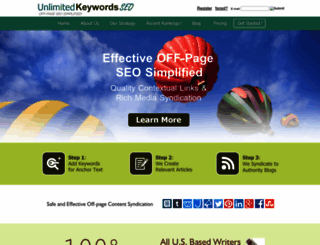 unlimitedkeywordsseo.com screenshot
