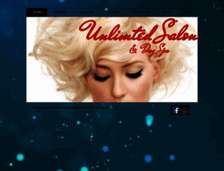 unlimitedsalon.com screenshot