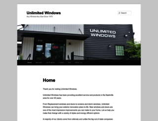unlimitedwindowsinc.com screenshot