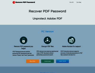 unlock-pdf-password.com screenshot