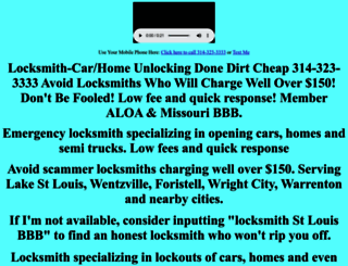 unlocking-locksmith-314-323-3333.com screenshot