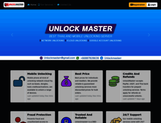 unlockmasterr.com screenshot