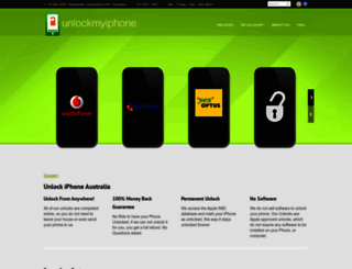 unlockmyiphone.com.au screenshot