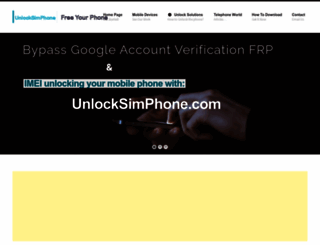 unlocksimphone.com screenshot