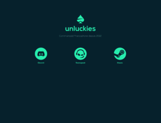 unluckies.fr screenshot
