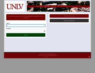 unlv-edpsych.sona-systems.com screenshot