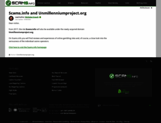 unmillenniumproject.org screenshot