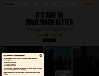 unmind.com screenshot