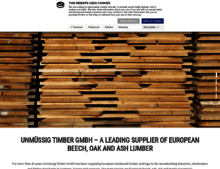 unmuessig-timber.com screenshot