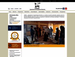 unnati.org screenshot