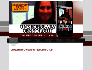 unnecessarycensorship.com screenshot