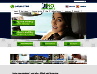 unoins.com screenshot